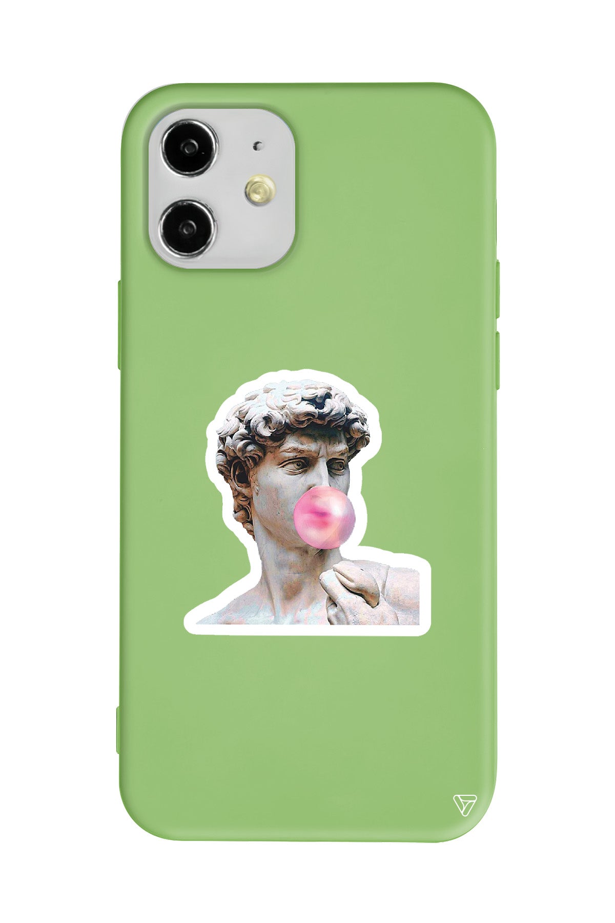 Postmodern David Lansman Model İçi Kadife Silikon Telefon Kılıfı