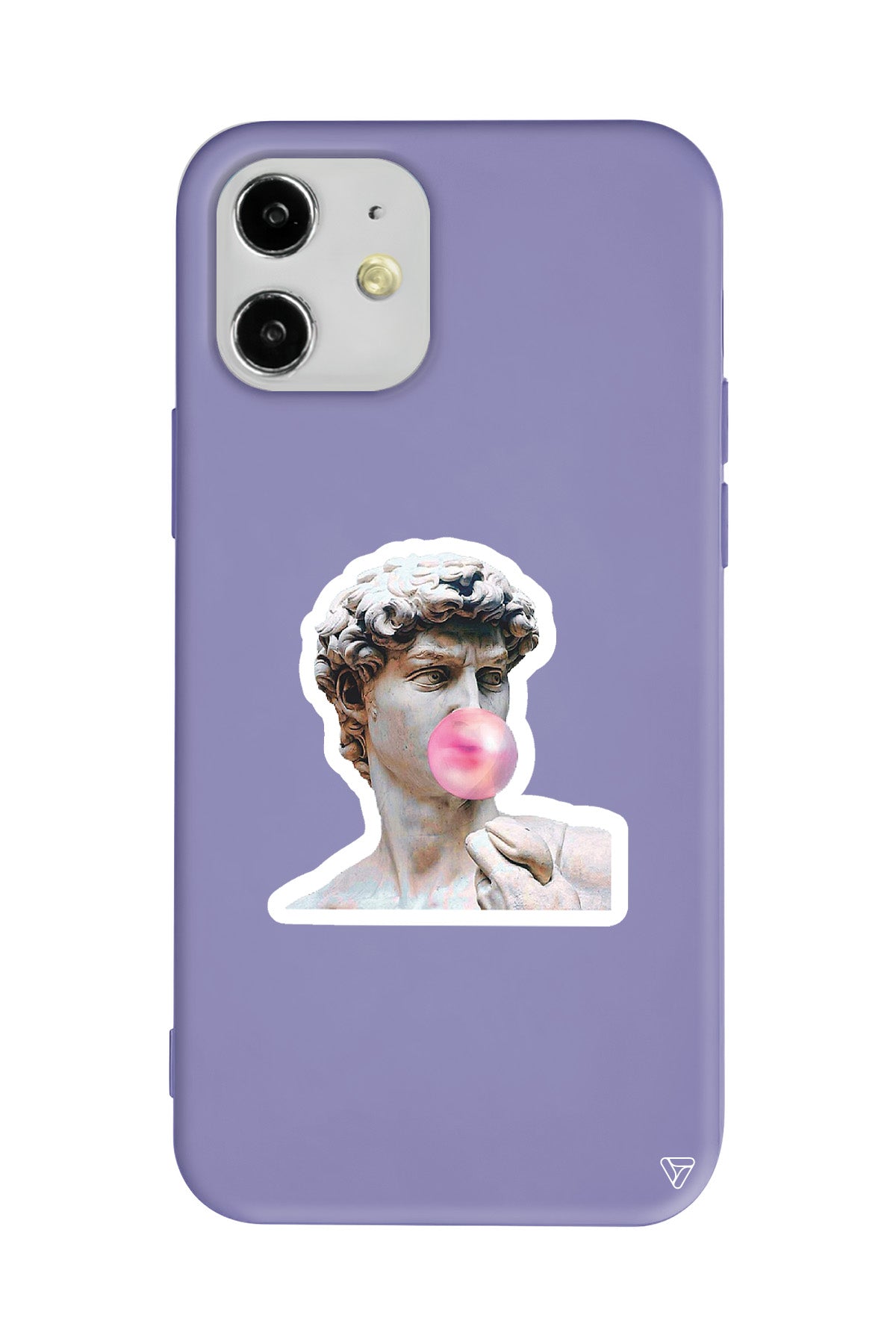 Postmodern David Lansman Model İçi Kadife Silikon Telefon Kılıfı