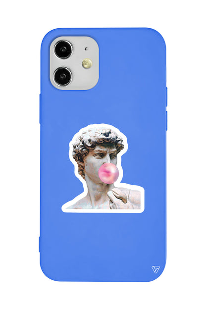 Postmodern David Lansman Model İçi Kadife Silikon Telefon Kılıfı