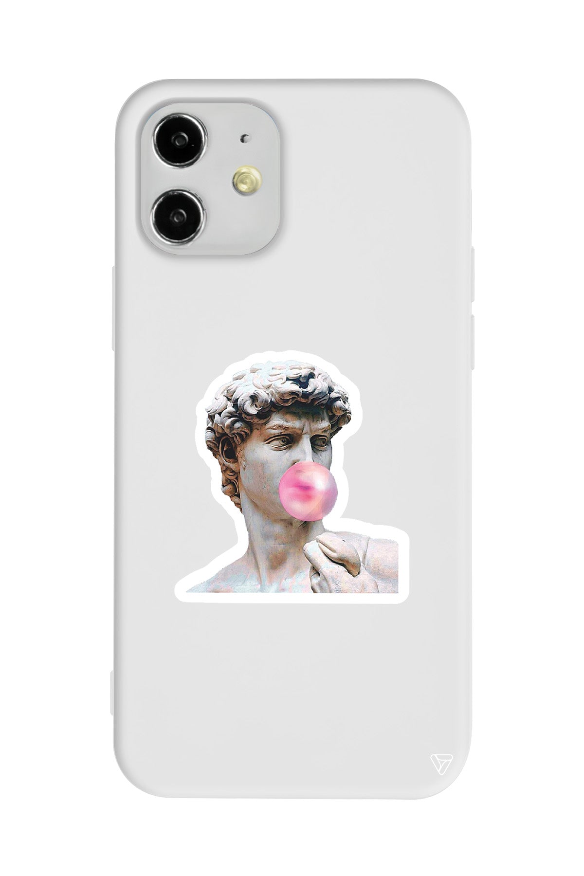 Postmodern David Lansman Model İçi Kadife Silikon Telefon Kılıfı