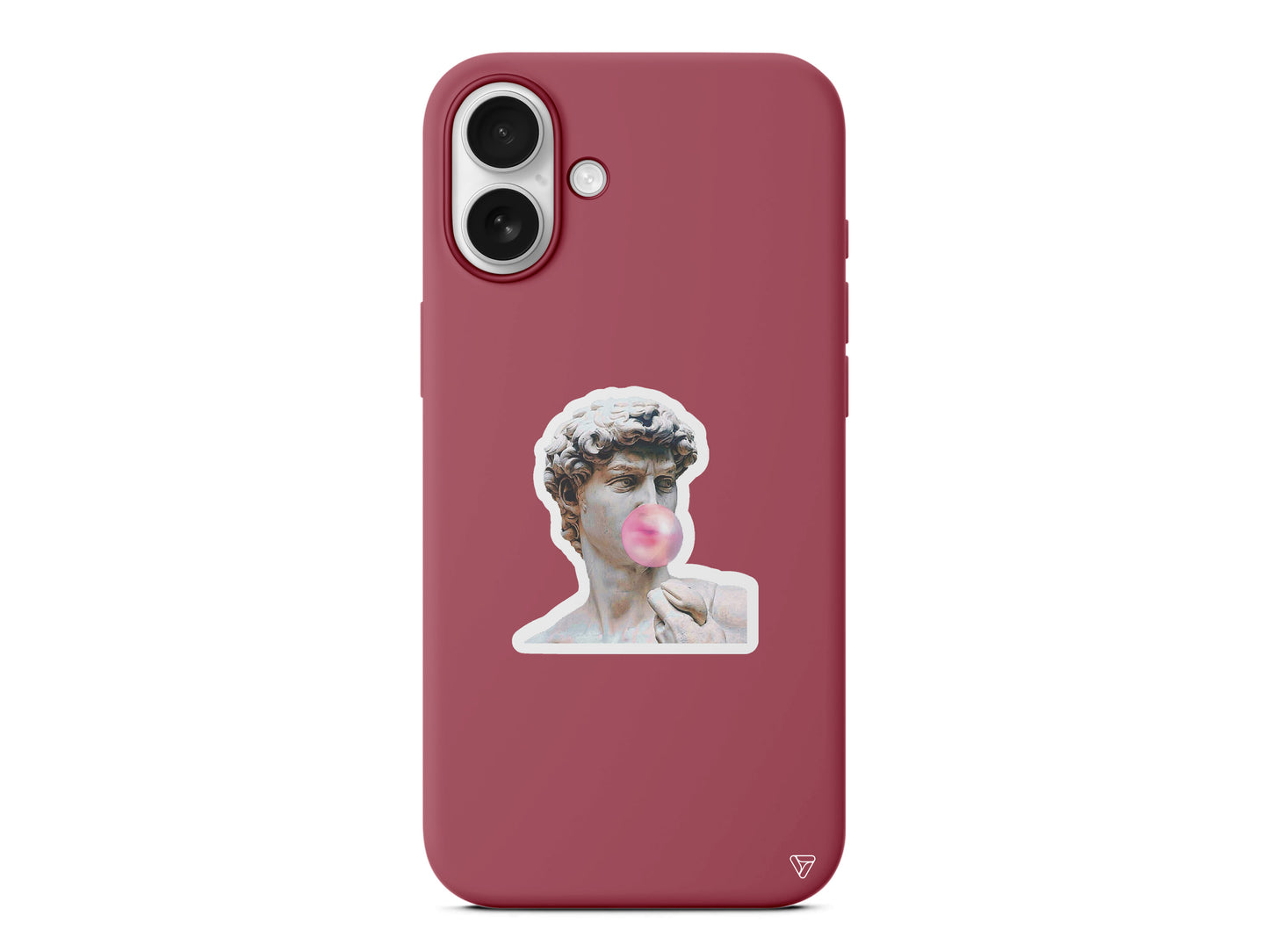 Postmodern David Lansman Model İçi Kadife Silikon Telefon Kılıfı