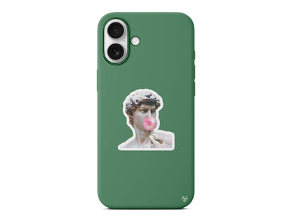 Postmodern David Lansman Model İçi Kadife Silikon Telefon Kılıfı – Plus Serisine Özel