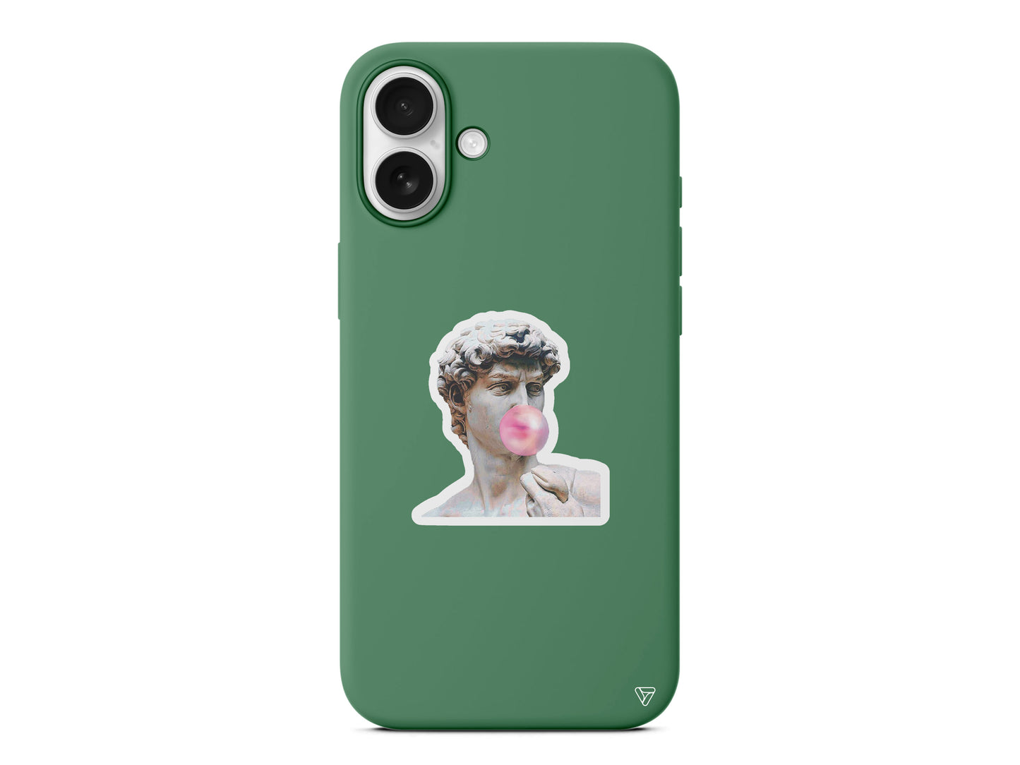 Postmodern David Lansman Model İçi Kadife Silikon Telefon Kılıfı