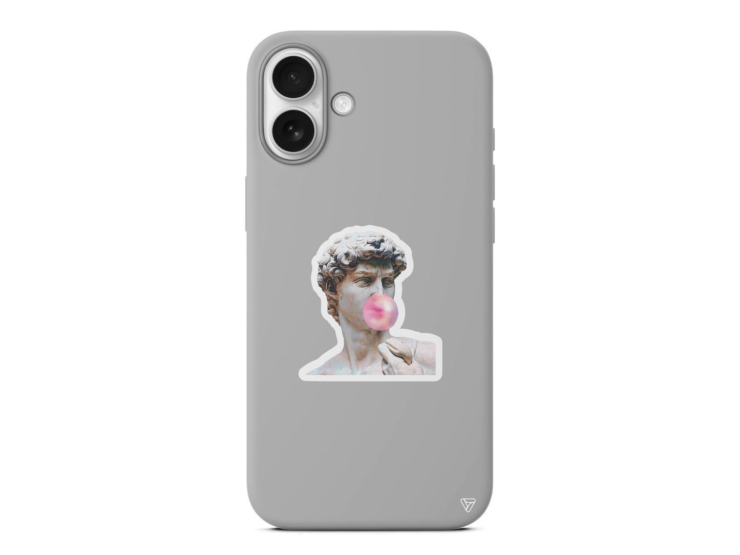 Postmodern David Lansman Model İçi Kadife Silikon Telefon Kılıfı