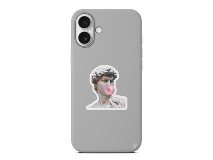 Postmodern David Lansman Model İçi Kadife Silikon Telefon Kılıfı – Plus Serisine Özel