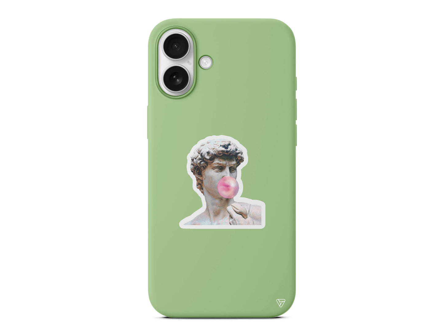 Postmodern David Lansman Model İçi Kadife Silikon Telefon Kılıfı