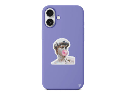 Postmodern David Lansman Model İçi Kadife Silikon Telefon Kılıfı – Plus Serisine Özel