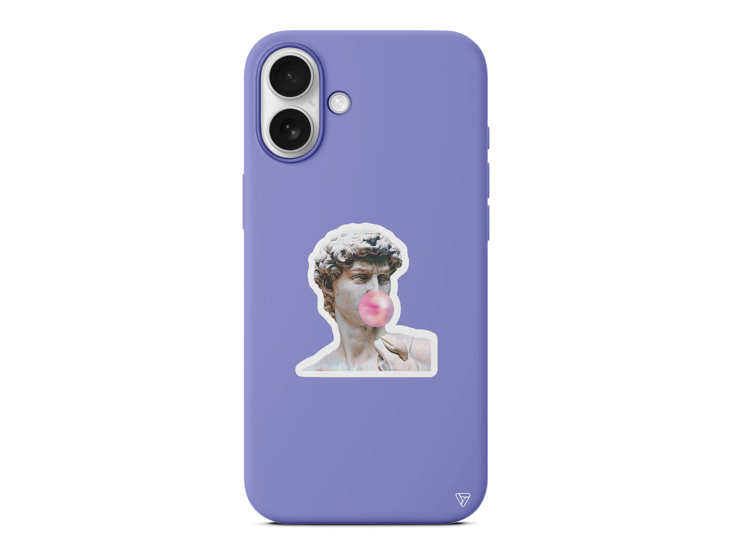 Postmodern David Lansman Model İçi Kadife Silikon Telefon Kılıfı