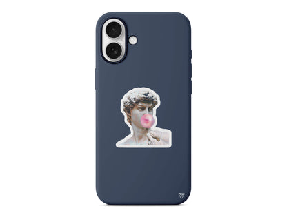 Postmodern David Lansman Model İçi Kadife Silikon Telefon Kılıfı