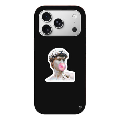 Postmodern David Lansman Model İçi Kadife Silikon Telefon Kılıfı