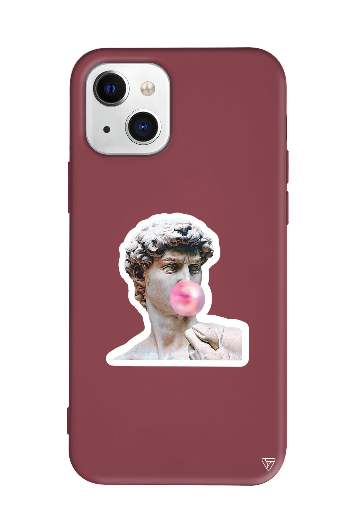 Postmodern David Lansman Model İçi Kadife Silikon Telefon Kılıfı – Plus Serisine Özel