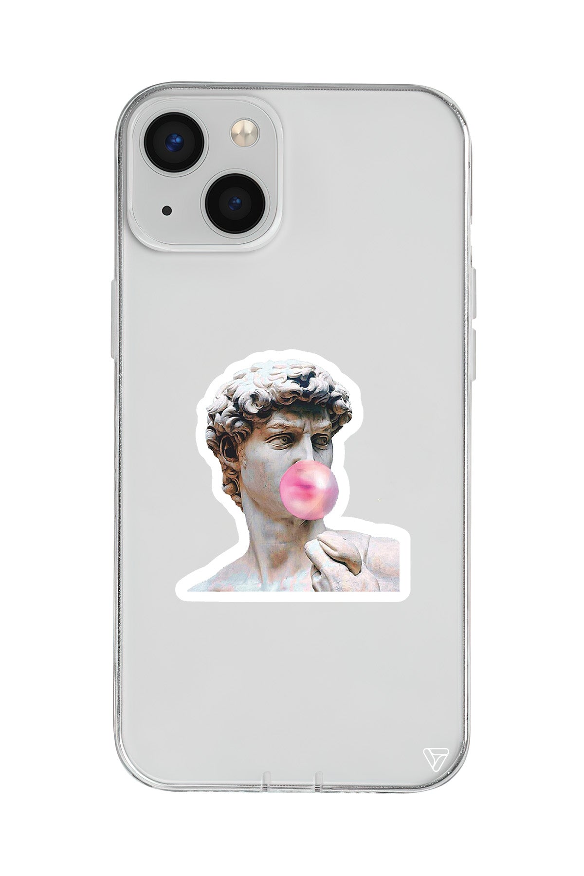 Postmodern David Lansman Model İçi Kadife Silikon Telefon Kılıfı