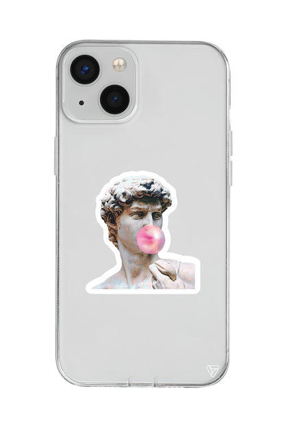 Postmodern David Lansman Model İçi Kadife Silikon Telefon Kılıfı