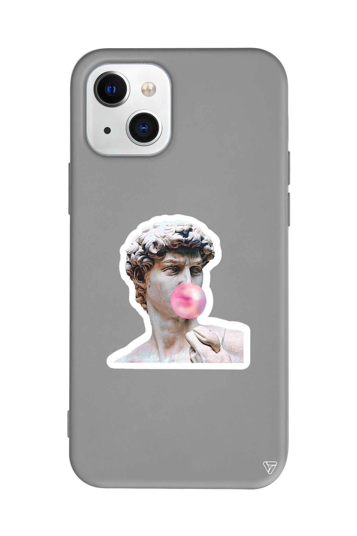 Postmodern David Lansman Model İçi Kadife Silikon Telefon Kılıfı