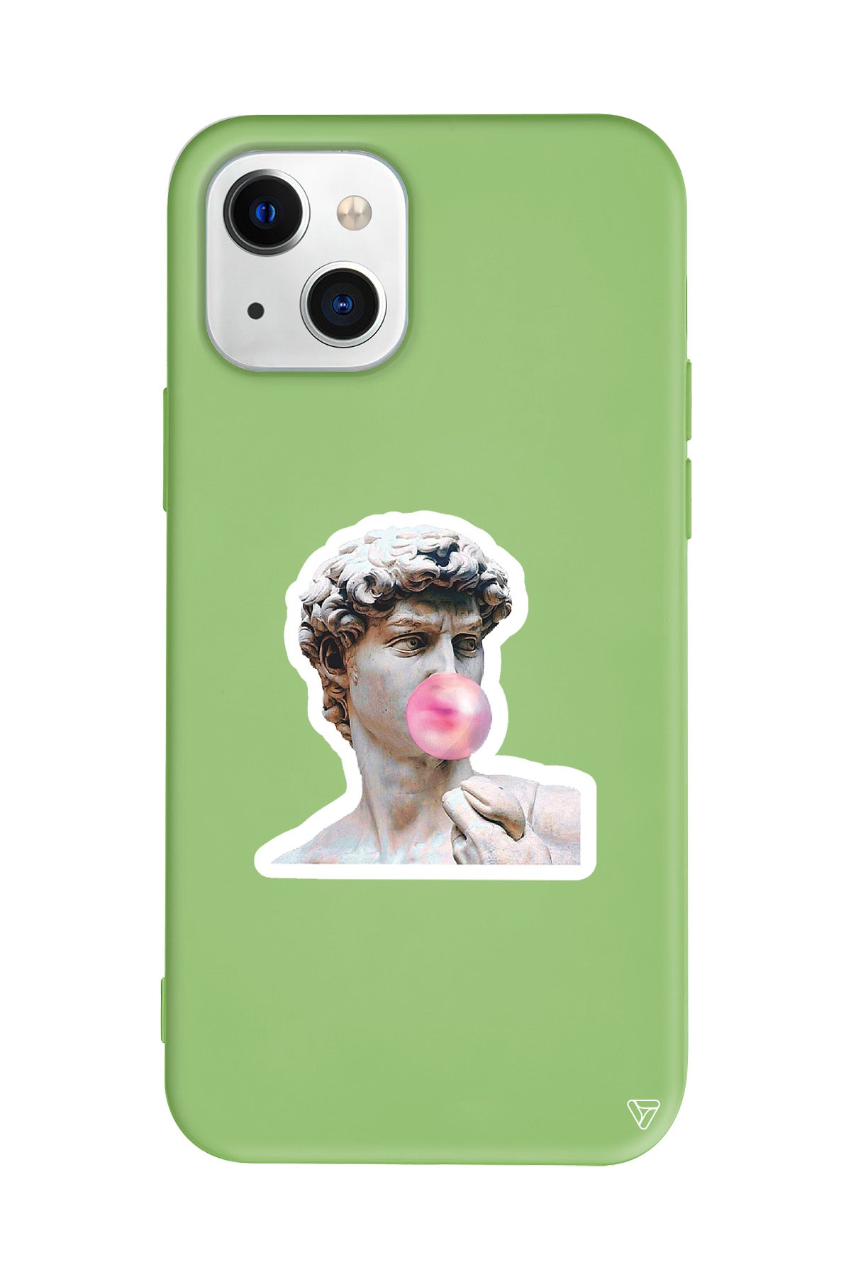 Postmodern David Lansman Model İçi Kadife Silikon Telefon Kılıfı