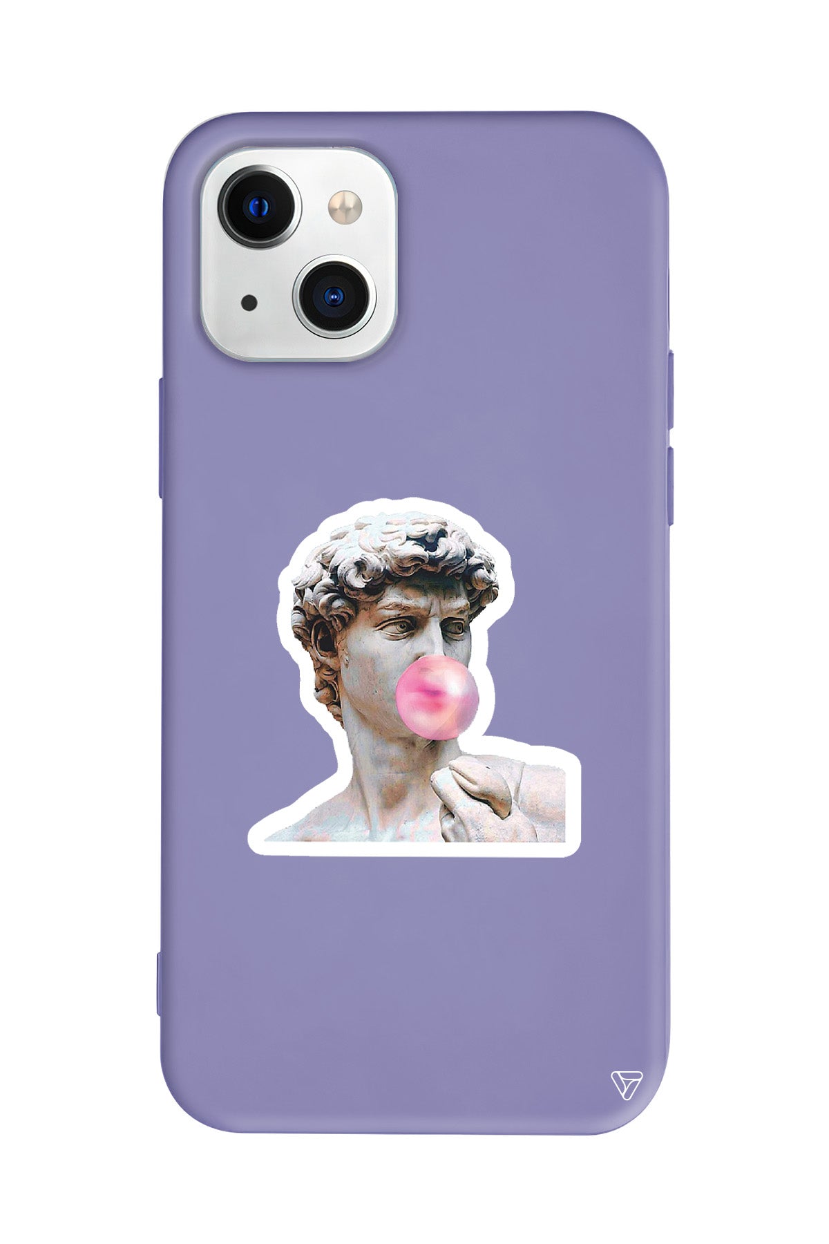 Postmodern David Lansman Model İçi Kadife Silikon Telefon Kılıfı