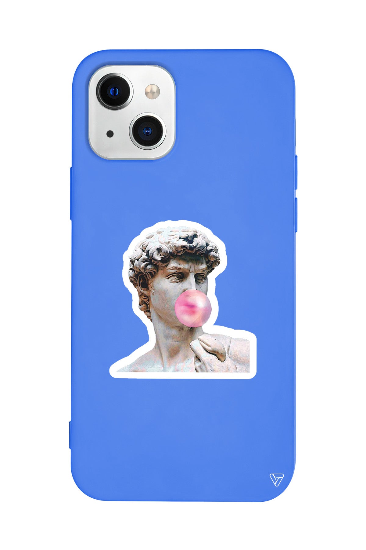 Postmodern David Lansman Model İçi Kadife Silikon Telefon Kılıfı