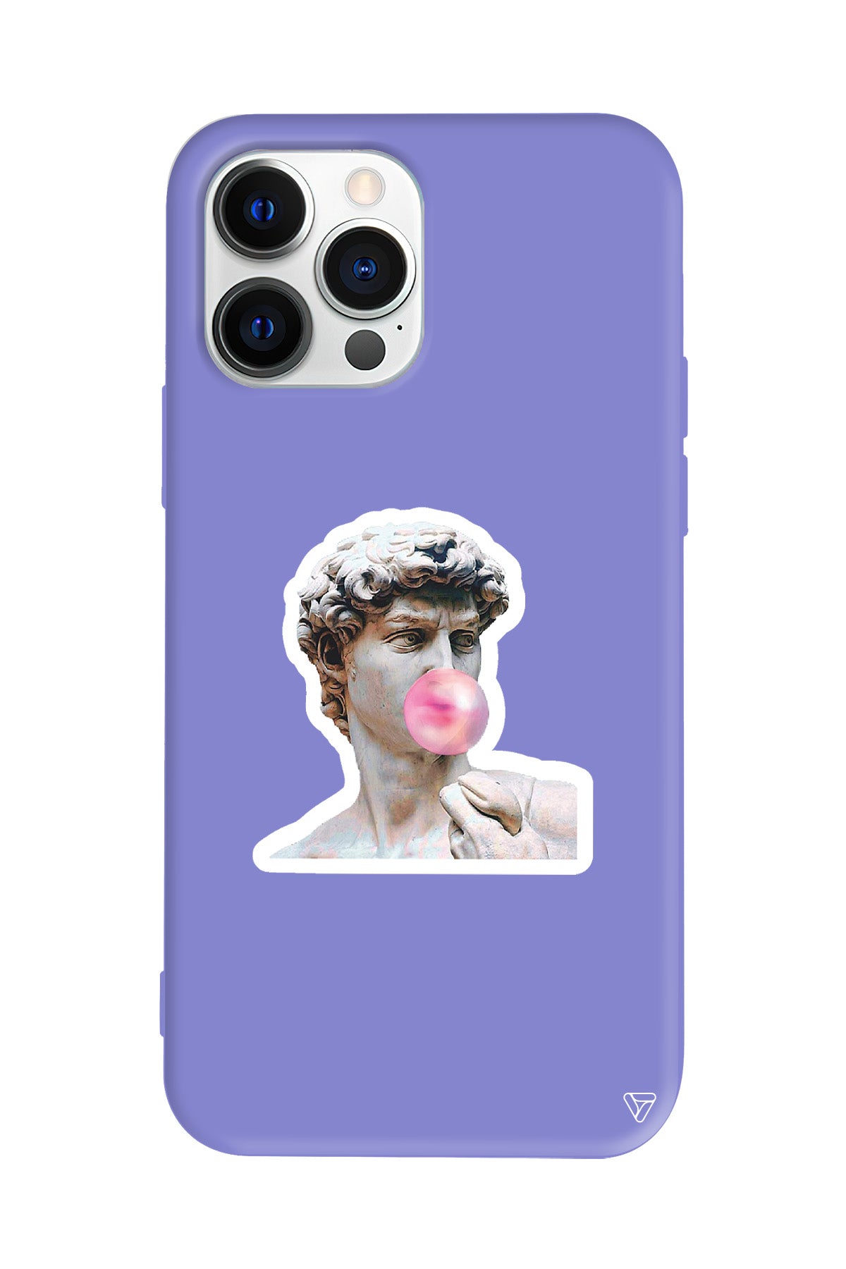 Postmodern David Lansman Model İçi Kadife Silikon Telefon Kılıfı