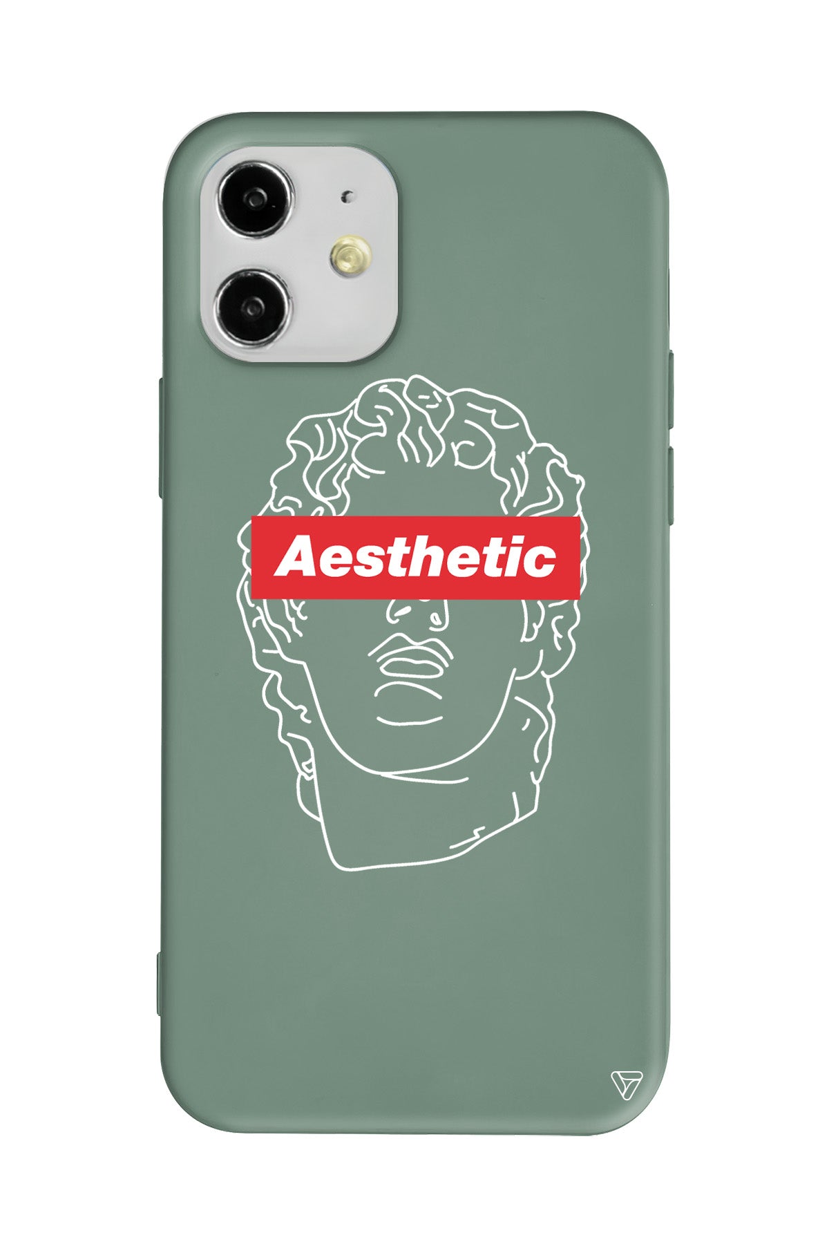 Aesthetic Lansman Model İçi Kadife Silikon Telefon Kılıfı