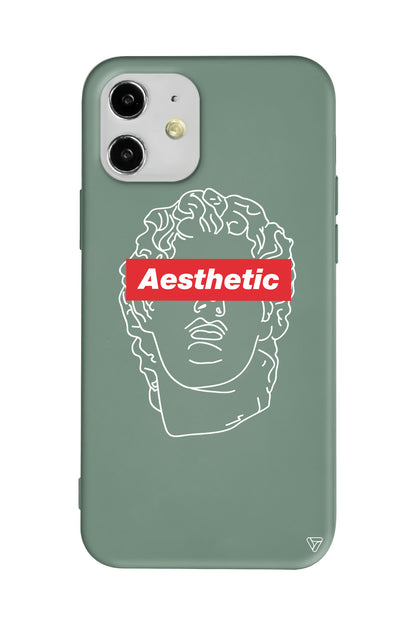 Aesthetic Lansman Model İçi Kadife Silikon Telefon Kılıfı