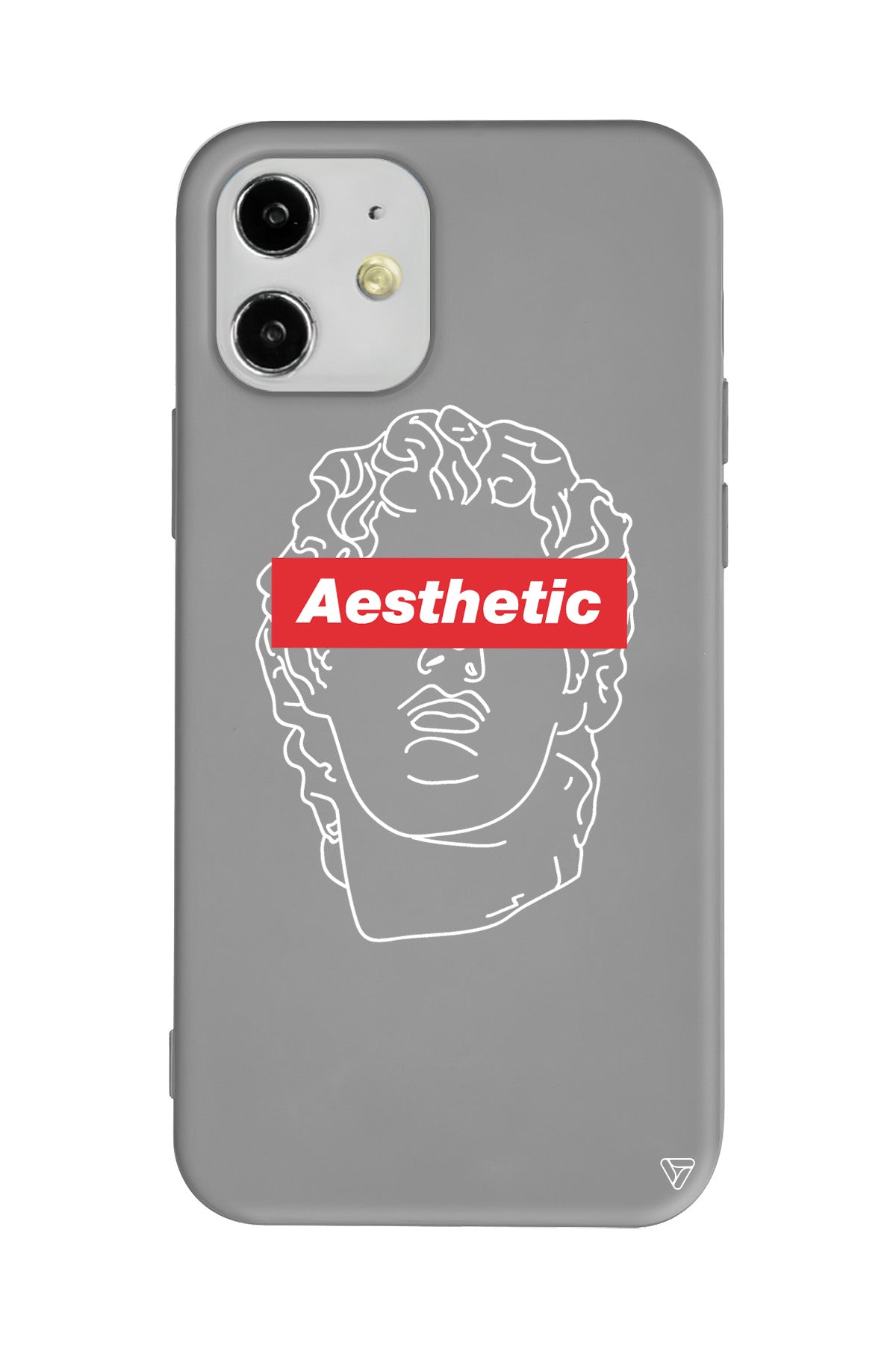 Aesthetic Lansman Model İçi Kadife Silikon Telefon Kılıfı
