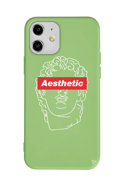 Aesthetic Lansman Model İçi Kadife Silikon Telefon Kılıfı