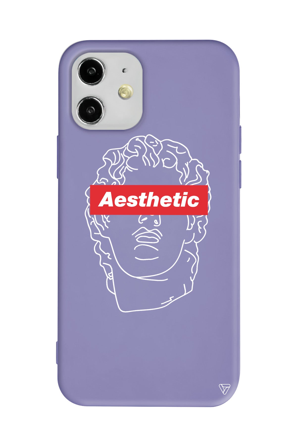 Aesthetic Lansman Model İçi Kadife Silikon Telefon Kılıfı