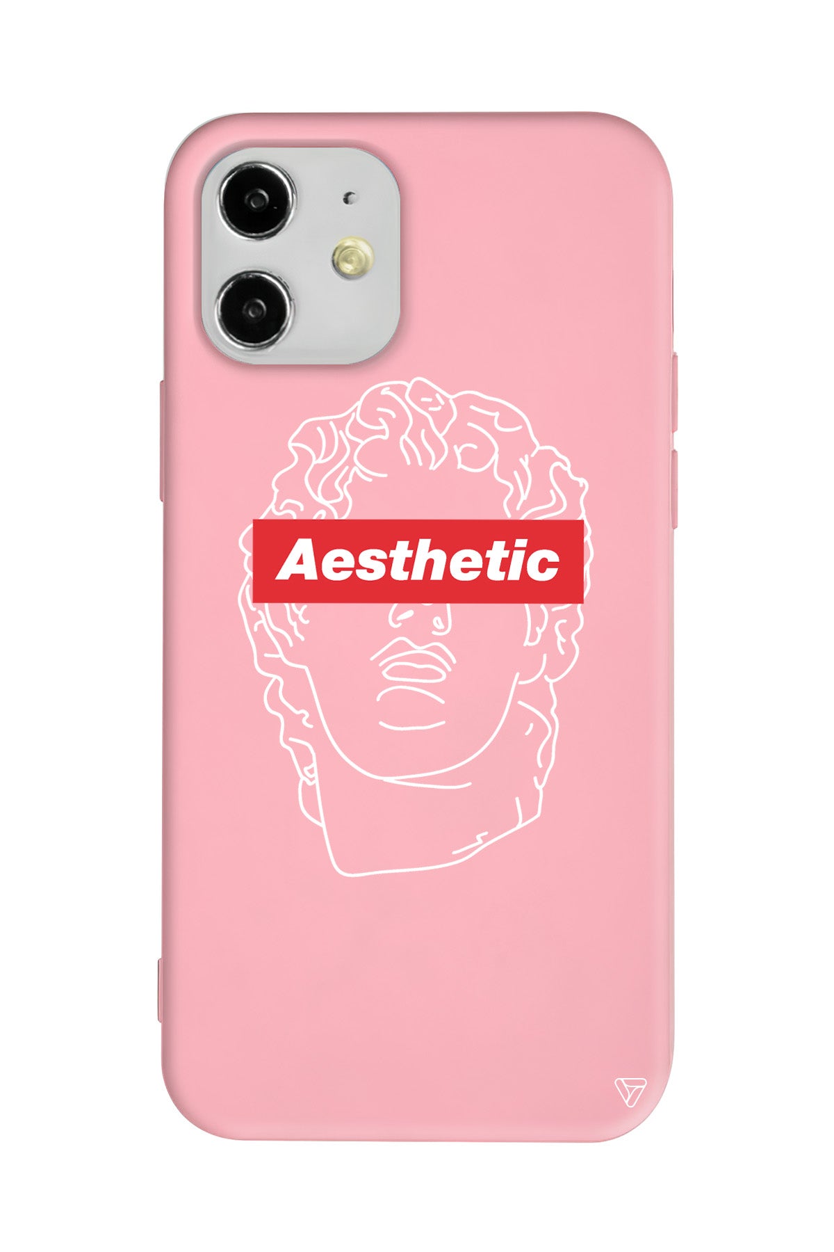 Aesthetic Lansman Model İçi Kadife Silikon Telefon Kılıfı