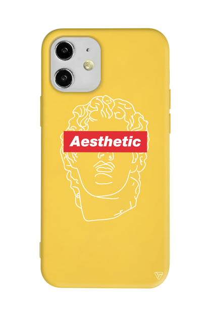 Aesthetic Lansman Model İçi Kadife Silikon Telefon Kılıfı