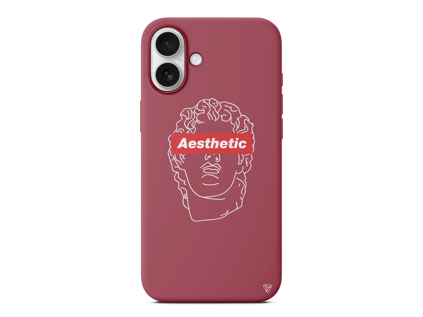 Aesthetic Lansman Model İçi Kadife Silikon Telefon Kılıfı