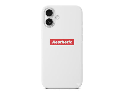 Aesthetic Lansman Model İçi Kadife Silikon Telefon Kılıfı