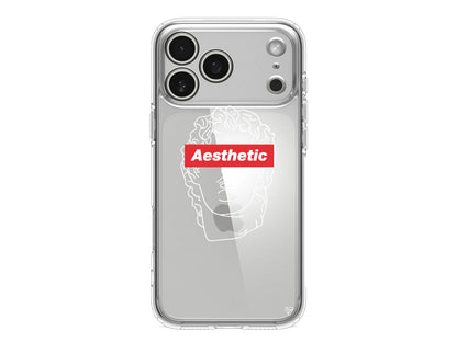 Aesthetic Lansman Model İçi Kadife Silikon Telefon Kılıfı