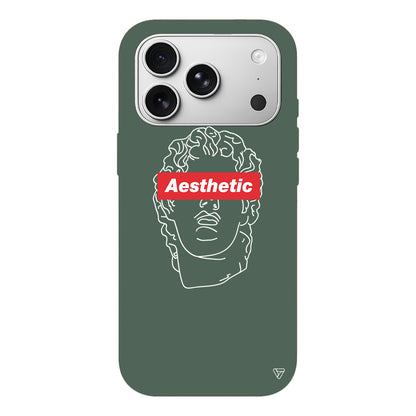 Aesthetic Lansman Model İçi Kadife Silikon Telefon Kılıfı