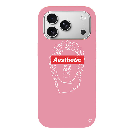Aesthetic Lansman Model İçi Kadife Silikon Telefon Kılıfı