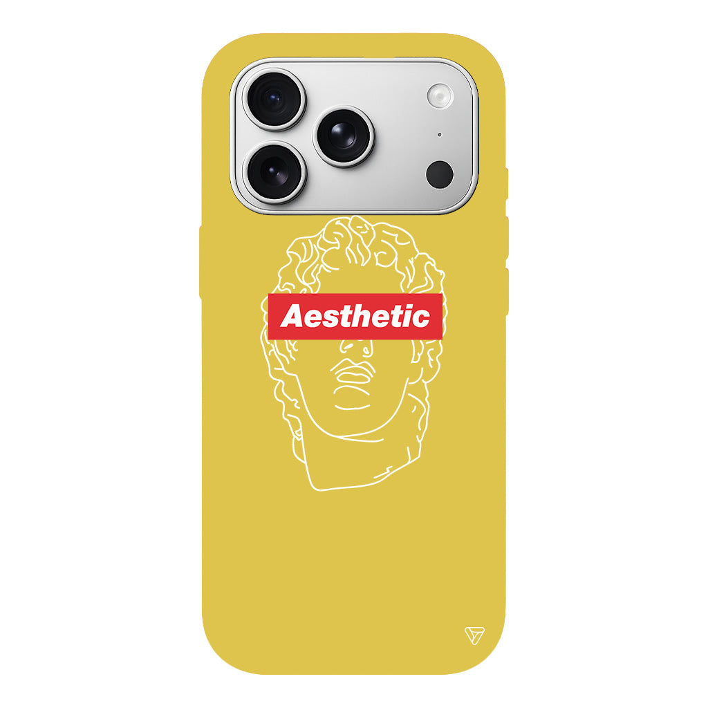Aesthetic Lansman Model İçi Kadife Silikon Telefon Kılıfı