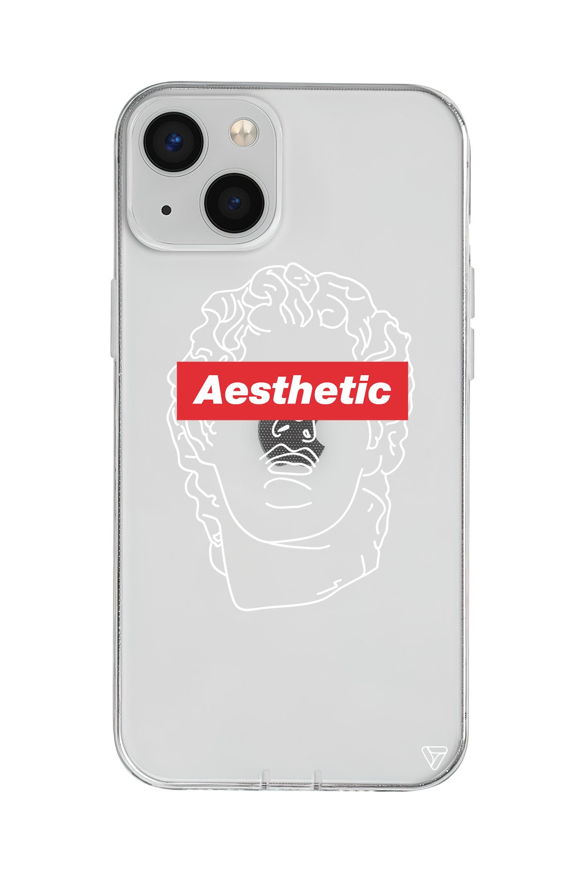 Aesthetic Lansman Model İçi Kadife Silikon Telefon Kılıfı
