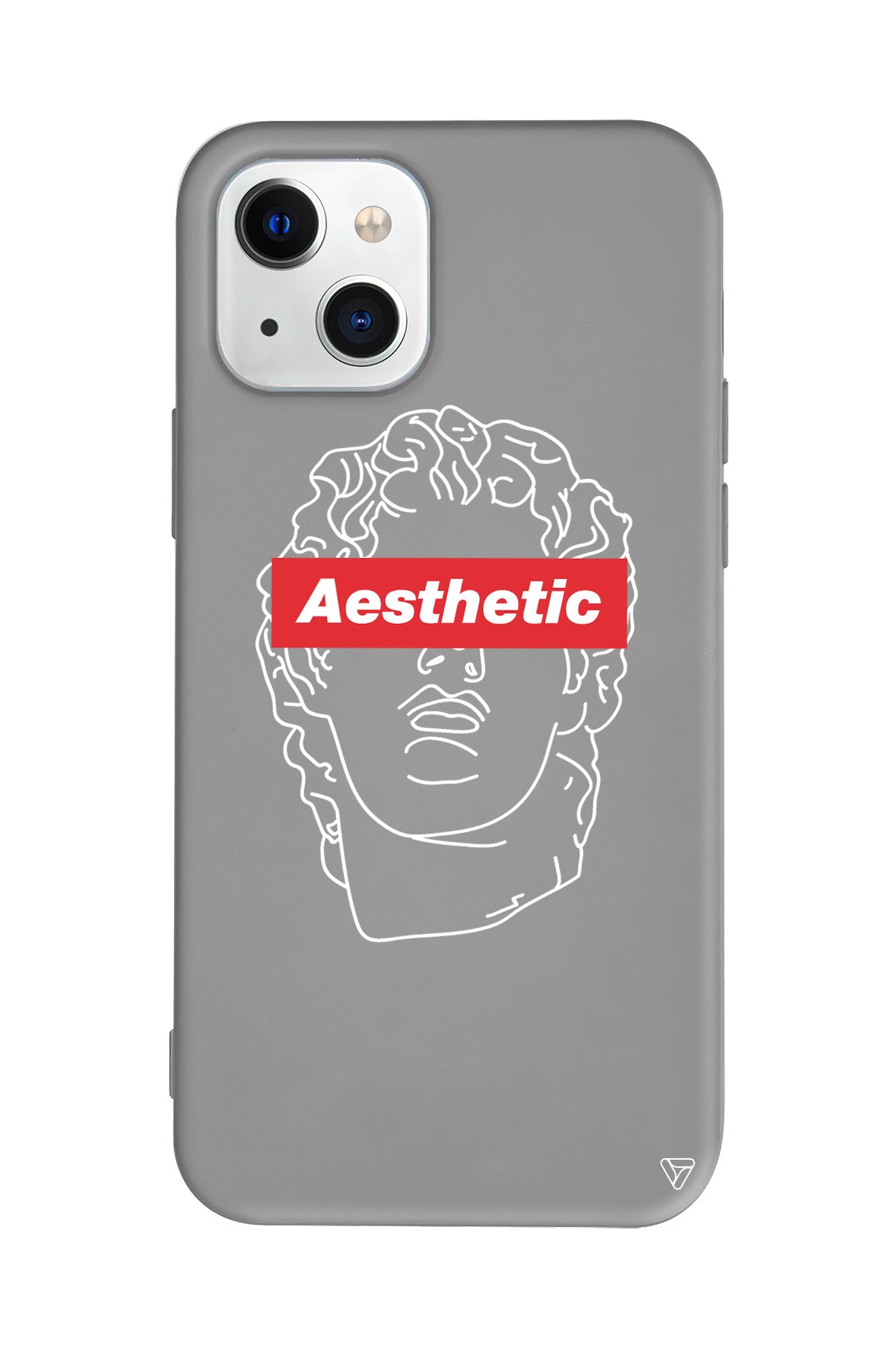 Aesthetic Lansman Model İçi Kadife Silikon Telefon Kılıfı