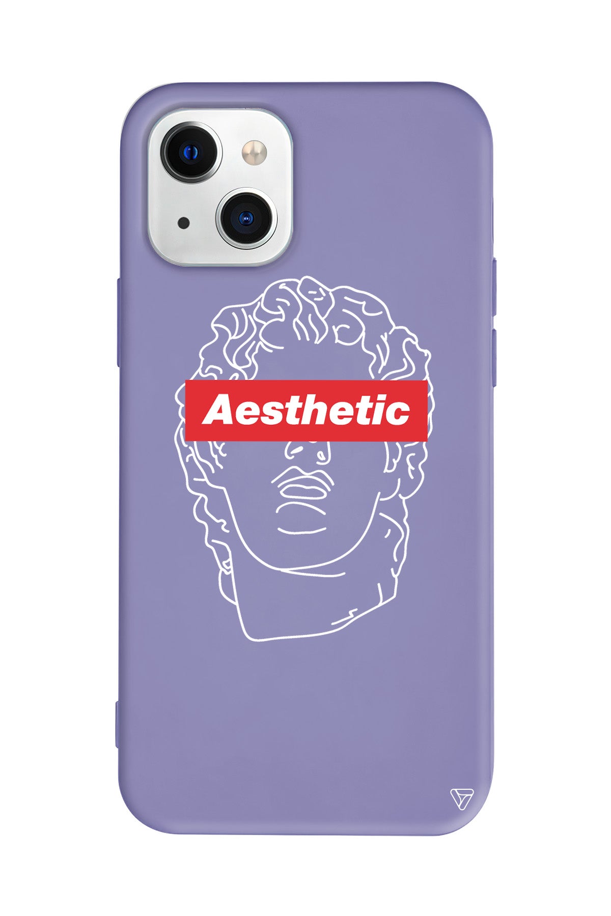 Aesthetic Lansman Model İçi Kadife Silikon Telefon Kılıfı