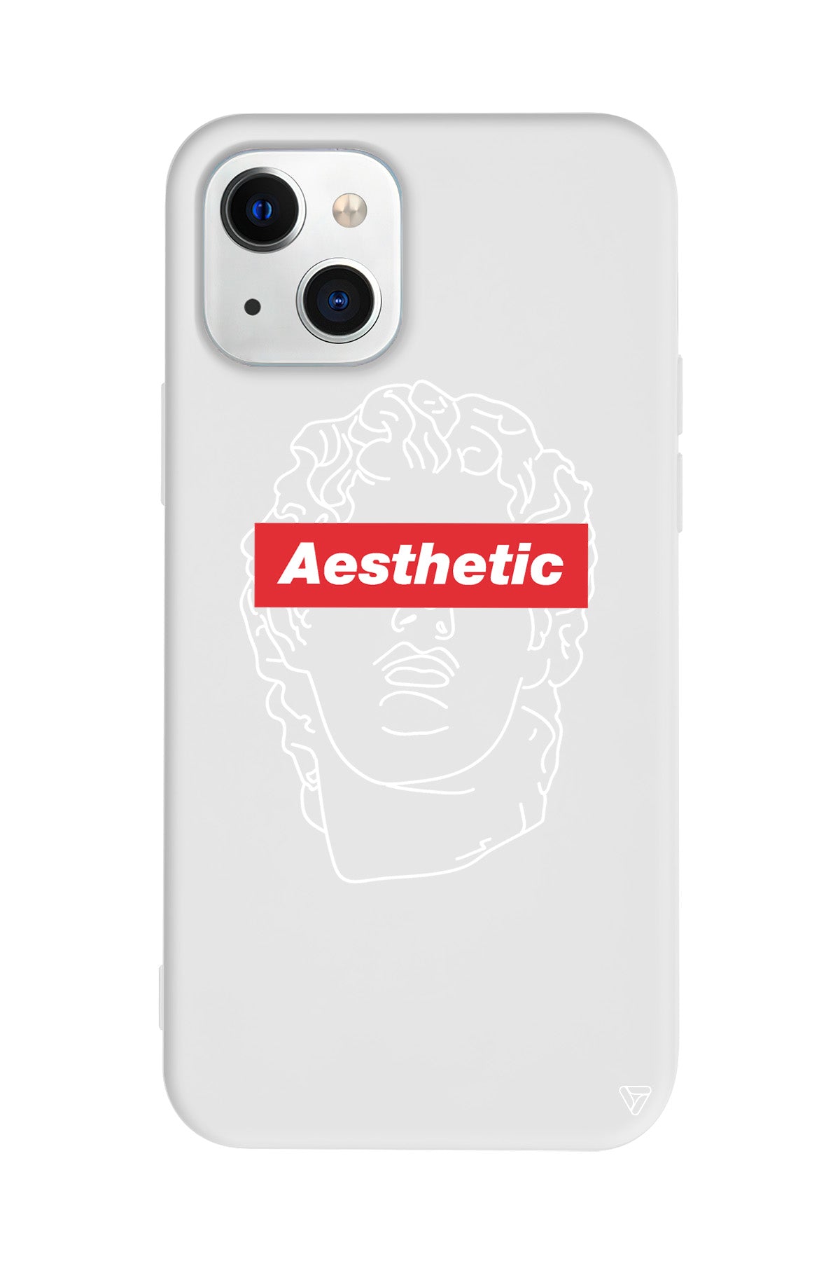Aesthetic Lansman Model İçi Kadife Silikon Telefon Kılıfı