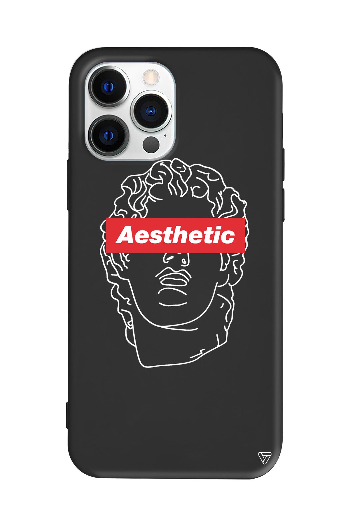 Aesthetic Lansman Model İçi Kadife Silikon Telefon Kılıfı