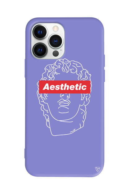 Aesthetic Lansman Model İçi Kadife Silikon Telefon Kılıfı