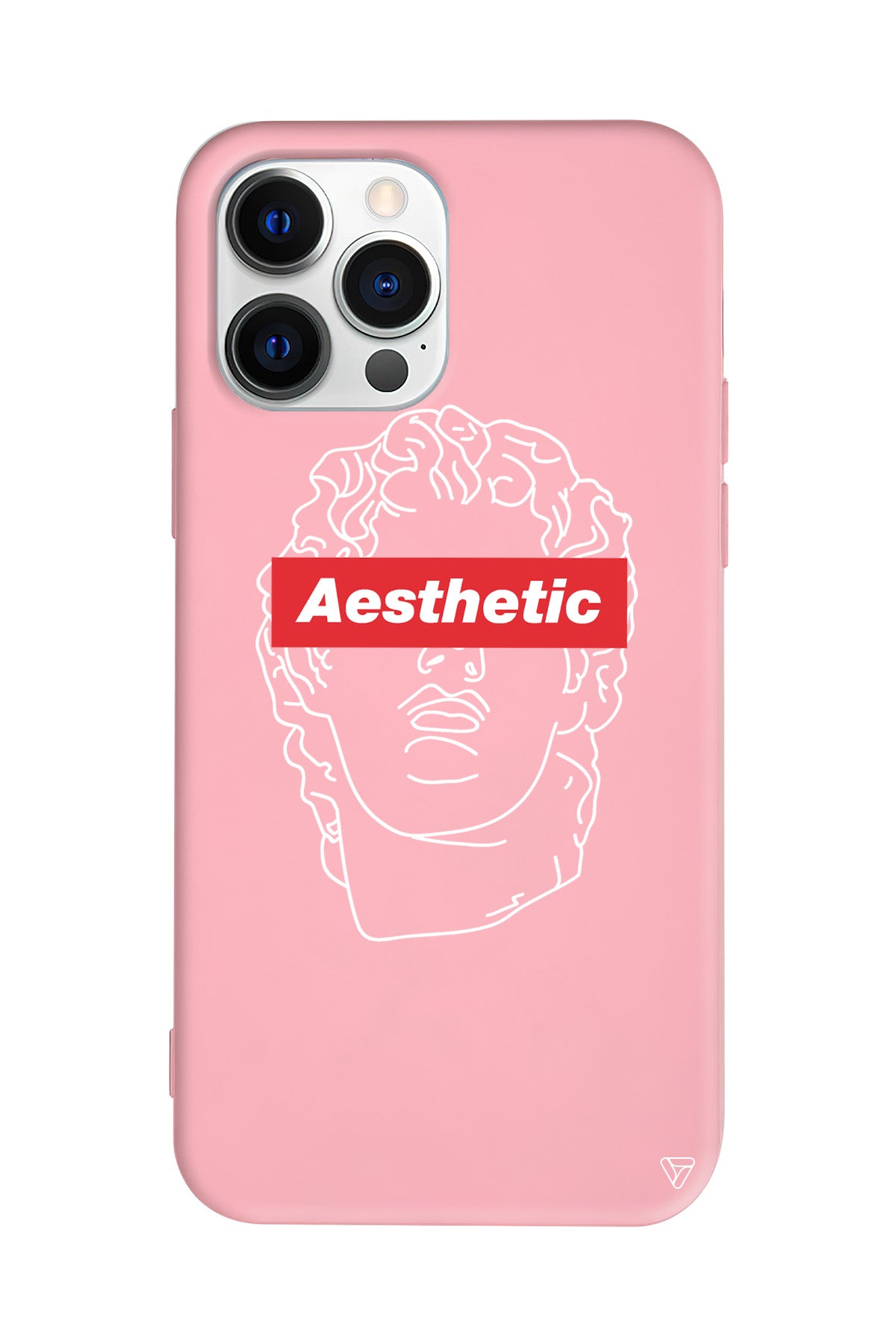 Aesthetic Lansman Model İçi Kadife Silikon Telefon Kılıfı