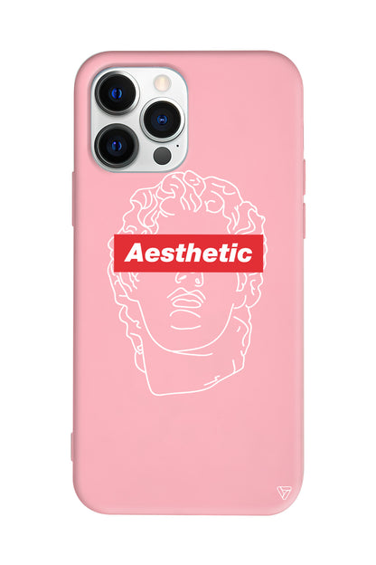 Aesthetic Lansman Model İçi Kadife Silikon Telefon Kılıfı