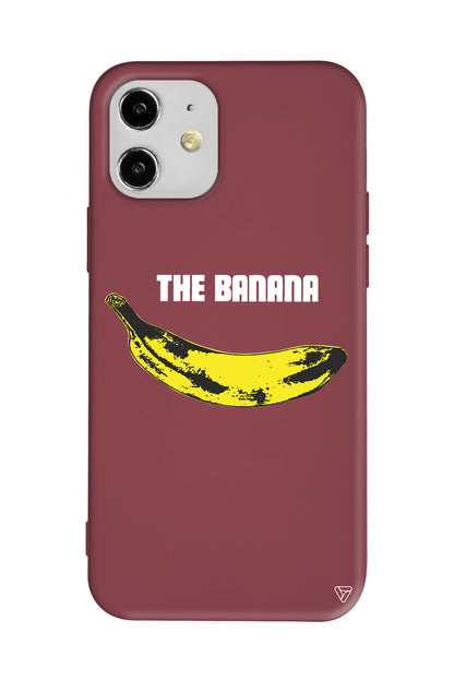 Andy Warhol Banana Lansman Model İçi Kadife Silikon Telefon Kılıfı