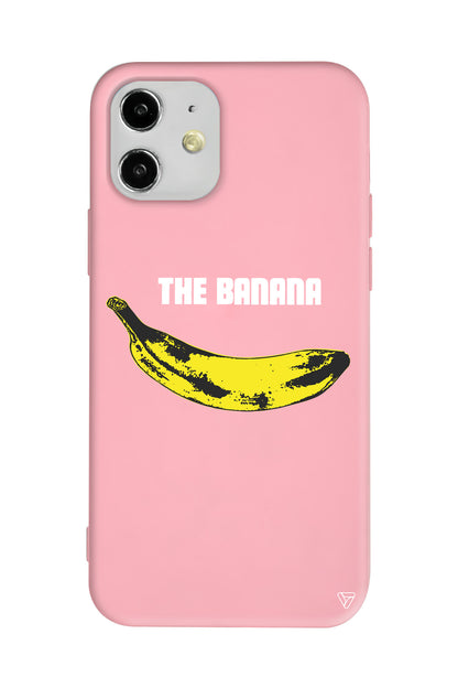 Andy Warhol Banana Lansman Model İçi Kadife Silikon Telefon Kılıfı