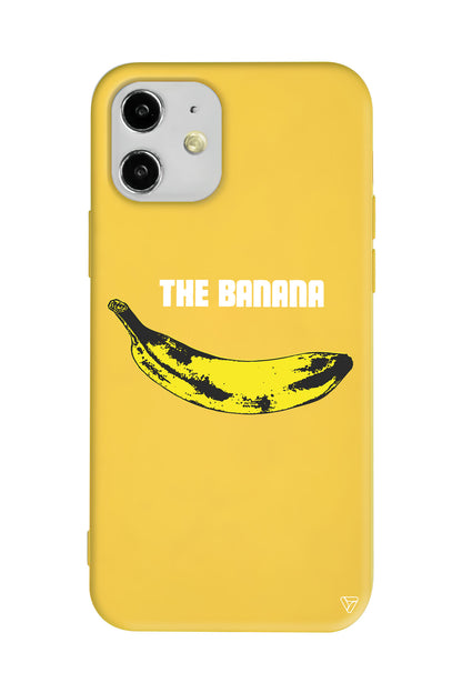 Andy Warhol Banana Lansman Model İçi Kadife Silikon Telefon Kılıfı