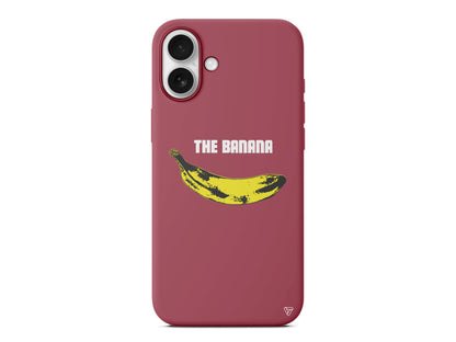 Andy Warhol Banana Lansman Model İçi Kadife Silikon Telefon Kılıfı