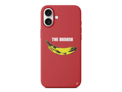 Andy Warhol Banana Lansman Model İçi Kadife Silikon Telefon Kılıfı – Plus Serisine Özel
