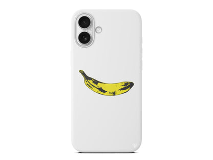 Andy Warhol Banana Lansman Model İçi Kadife Silikon Telefon Kılıfı – Plus Serisine Özel