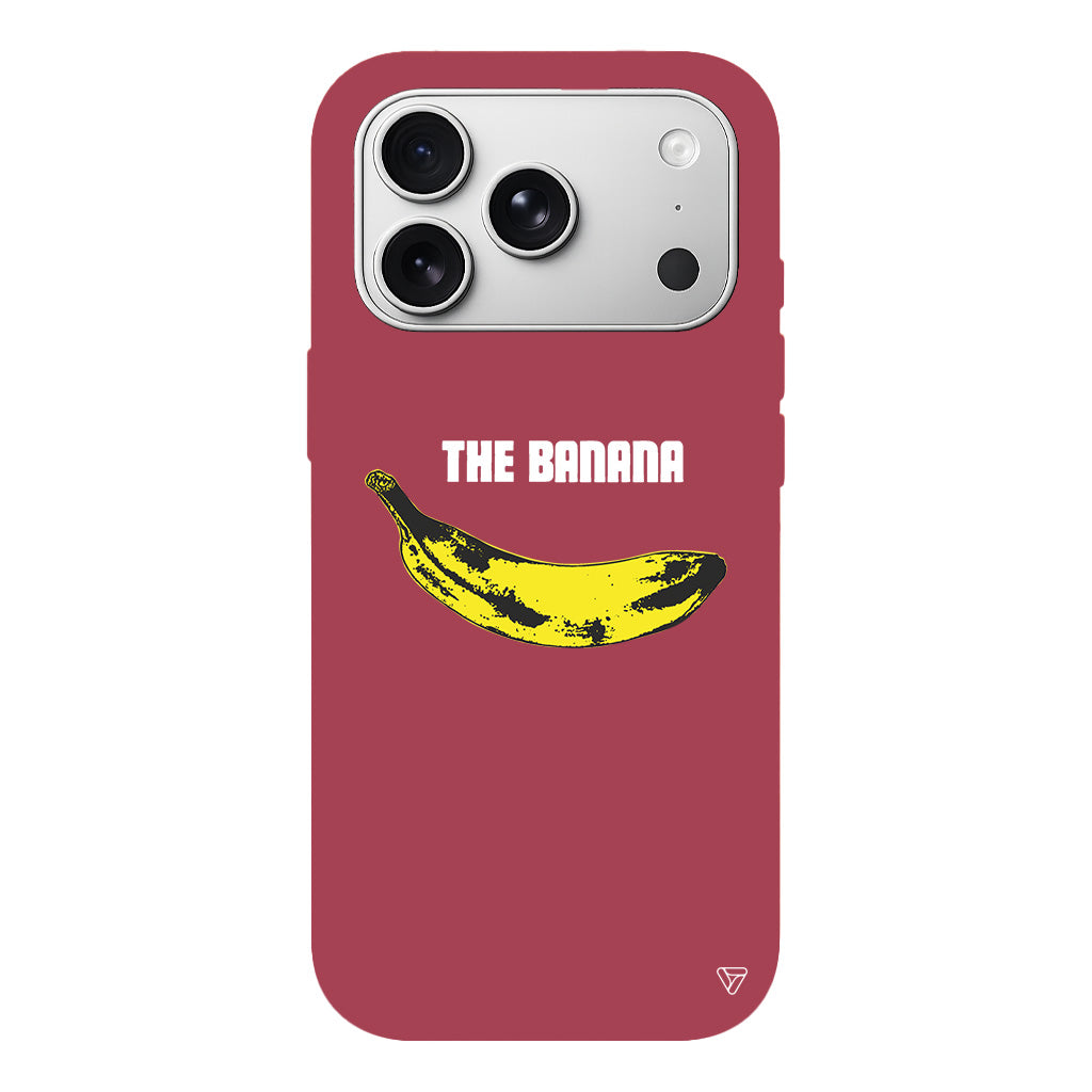 Andy Warhol Banana Lansman Model İçi Kadife Silikon Telefon Kılıfı